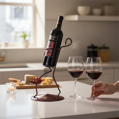 Borracho Wine Holder (Front)-Merlot-28064